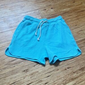 Aerie High Waist Lumberjane Waffle Short